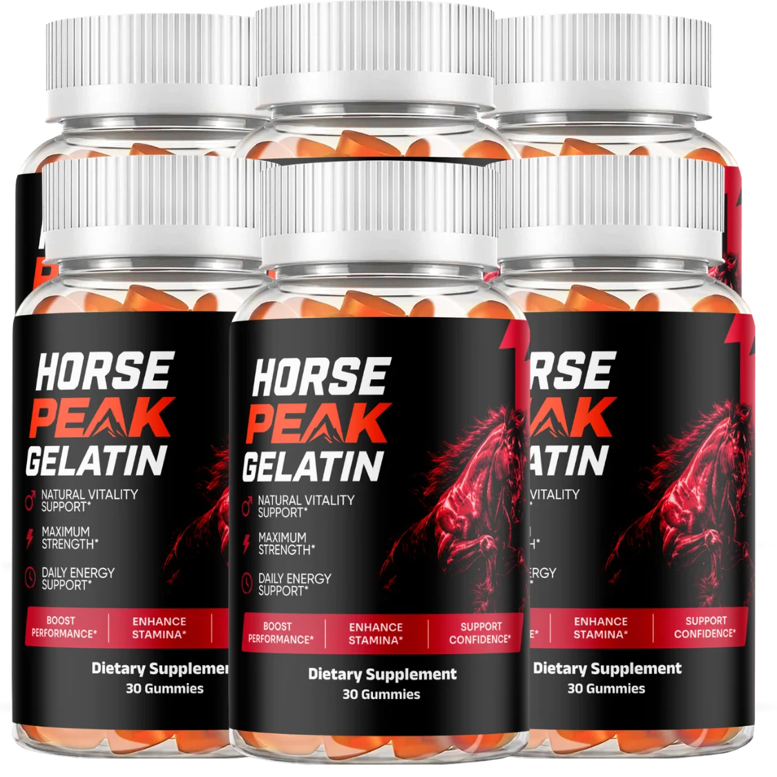 Horse Peak Gelatin™ 6-bottle bundle — best value